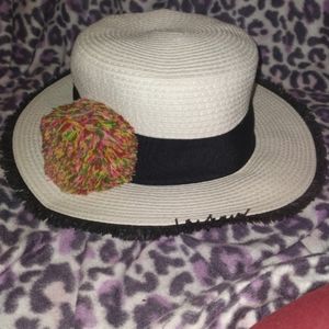 Betsey Johnson Betseyville Bohemian Hat COACHELLA